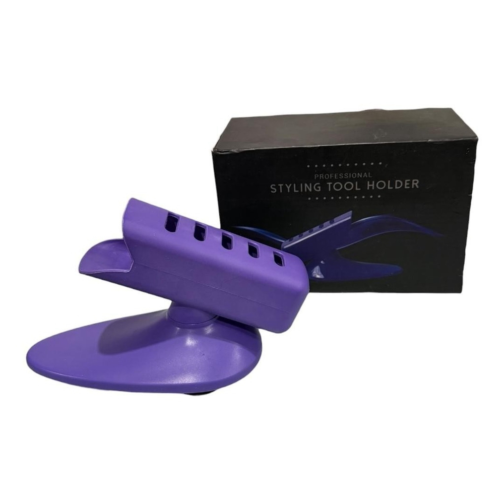 BeautyFrizz Professional Styling Tool Holder Purple Heat Resistant 500°F Suction